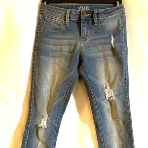 Girls YMI Jeans Size 12 Distressed Nice & Stylish!